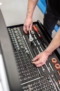 Netjes en zorgvuldig gereedschap