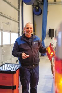 Cursist Raymond Blok van Van Vliet Caravans in Wateringen