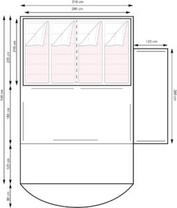 Oak Creek 500 Air plattegrond