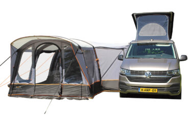 Vrijstaande opblaasbare tent geeft je meer leefruimte - eurotrail