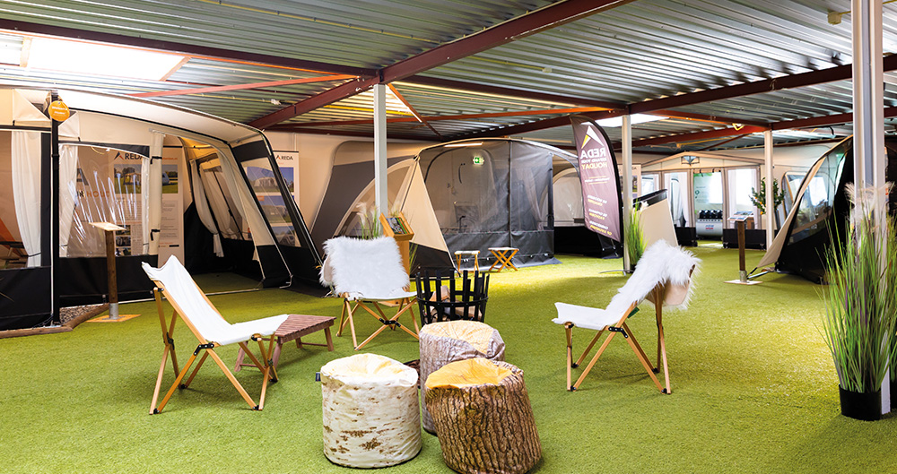 De showroom van Reda