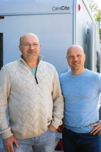 Eigenaren Thomas (links) en Dick (rechts) van den Berg.