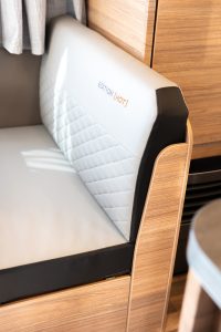 Hoogwaardige en sterke bekledingsstoffen zorgen voor een gevoel van kwaliteit