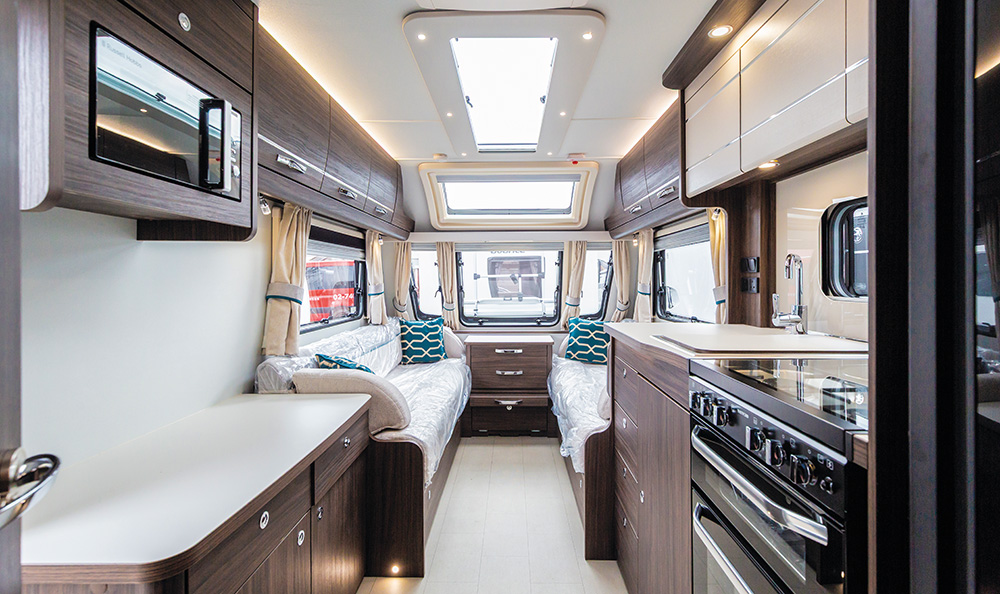 Ongeëvenaarde luxe en een prachtige lichtinval in de Elddis Affinity